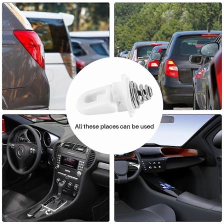 4 stk. festeklips foran støtfanger for Peugeot 407 407SW 607 Citroen C5 743712