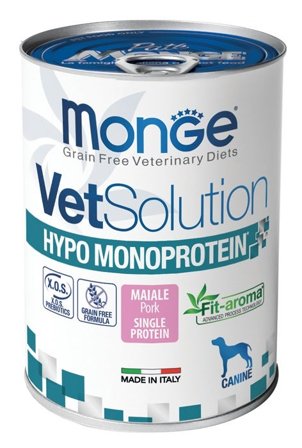 Monge Vetsolution Hypo Monoprotein Maiale Cibo Umido Per Cani