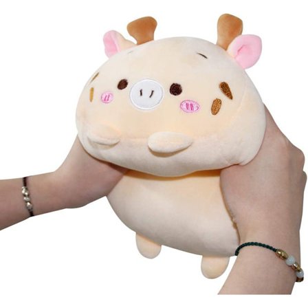 8 tuuman söpö peurapehmolelu, sylinterimäinen vartalotyyny, Sup