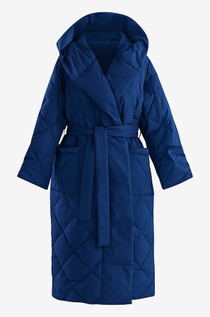 Jotex - Donzen Badjas Blauw Blauw - ROBYN - Koop Badjassen bij Jotex