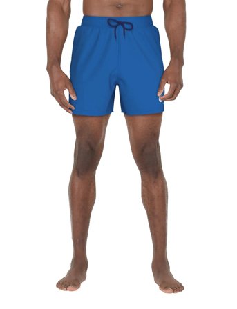 NIKE SWIM Nike Logo 5" Volley Short - Blue - M