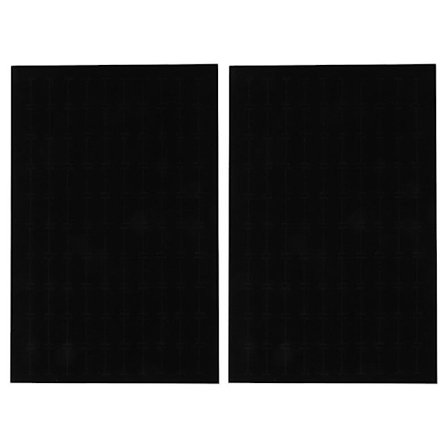 2-delt smykkeskrin svampfôr pute øreboks svamp pute beskyttende smykkeskrin svamp (28.00X18.00X1.20CM, svart)