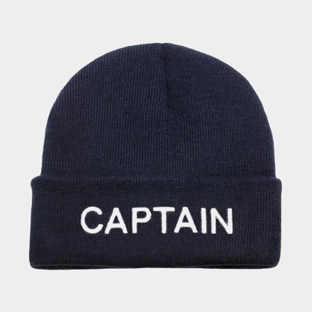 Beanie / muts Captain, blauw, One-Size