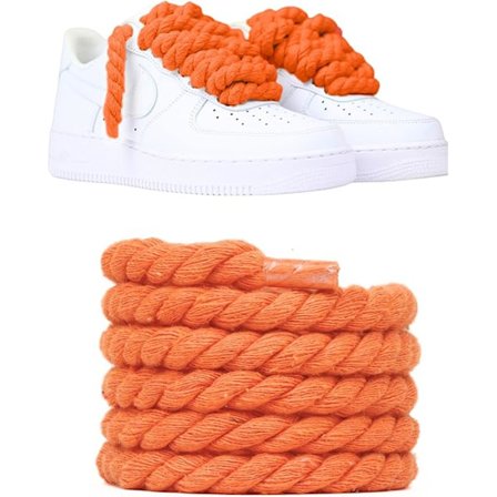 8mm Kraftige Reb Snørebånd - Air Force One Snørebånd, Air Force Reb Snørebånd, Air Force Snørebånd, Reb Til Sko