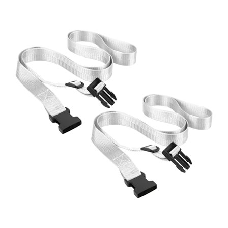 2 stk. bagagestropper Justerbar polyester bagage spænde strop til rejser 150x2.5cmSølv