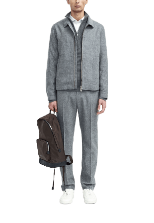 Tiger of Sweden Barnaby Skjortjacka Med Dragkedja Överdelar Herr Grå XL