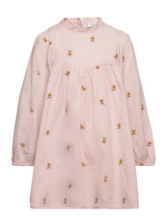 Kitta - Dress Dresses & Skirts Dresses Casual Dresses Long-sleeved Casual Dresses Pink Hust & Claire