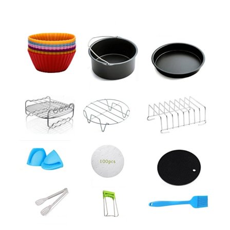 Airfryer-tillbehör - Roligt matlagningsset kompatibelt med (Märke)[YDE]