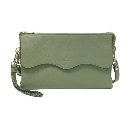 Adax Cormorano Bernadett Clutch M/Lyn Grøn, Dame, Størrelse: ONE Size