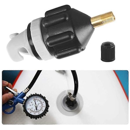 Sup Adapter Konventionel Luftpumpe Sup Adapter Til Kompressor Luftpumpe Konverter Til Kano Kajak Paddle Board Oppustelig Båd Standard Ventil Adapter 