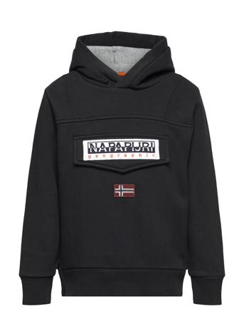 K Burgee W 2 Black 041 Hettegenser Genser Svart Napapijri*Betinget Tilbud