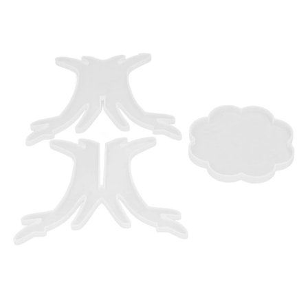 3 stk. DIY Blomsterpottestativ Form Nem Afstøbning Blød God Sejhed Uregelmæssige Grene Blomsterpottestativ Form til DIYBranch 60‐730