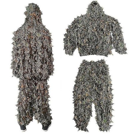 Herre Utendørs Jungel Ghillie Drak Kamuflasje Klær