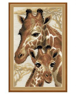 Brodeikit Billede Mægtige Giraffer - Riolis