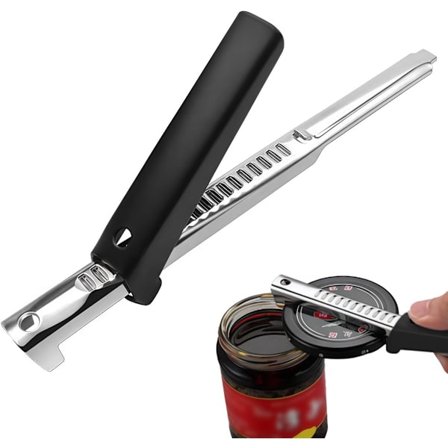 Flasköppnare för personer med artrit, justerbar flasköppnare, manuell burköppnare för personer med mindre styrka i händerna, för restauranger och 