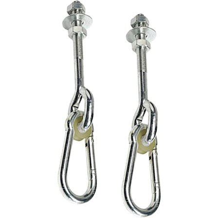 2 st Tak krok, Hängande krokar, Fästskruvar kompatibla Gunga, Betong Trä Set, Yoga, Hängmatta, Hängstol, 150Kg - 150mm