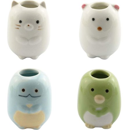 1/4 stk Mini tandbørsteholder opbevaringsorganisator