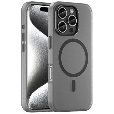 Til iPhone 16 Pro Cover Kompatibel med MagSafe TPU+PC Slankt Mat Gennemskinneligt Telefoncover - Grøn