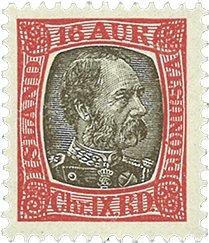 Island 1902 - Tjenestemærke AFA 21 - Postfrisk