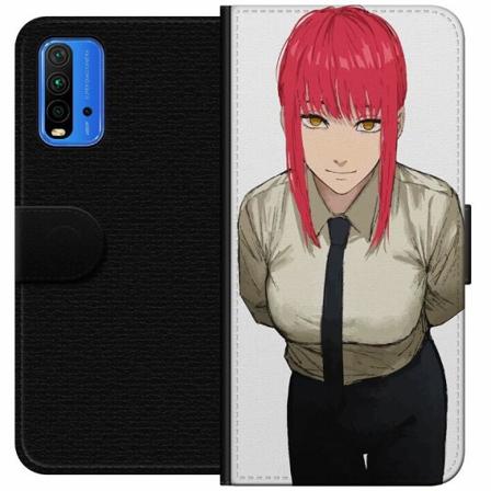 Xiaomi Redmi Note 9 4g Plånboksfodral Makima Chainsaw Man