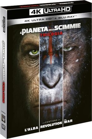 Pianeta Delle Scimmie (Il) - Trilogia (3 4K Ultra Hd)