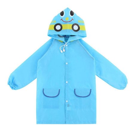 Barn Regnfrakk Barn Regntøy BLÅ BIL BLÅ BIL