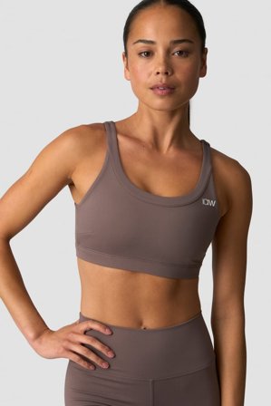 ICANIWILL - Nimble Sports Bra Dusty Brown - Sport-BH - Damen - ICIW