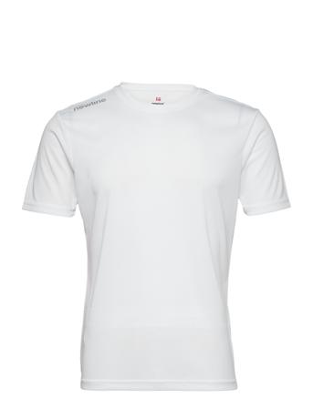 Men Core Functional T-Shirt S/S T-shirts Short-sleeved Hvit Newline