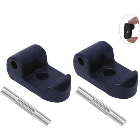 2-pack Hopfällbara Krokförslutningsskydd med Järnspänne, Kompatibla med Xiao-mi M365 Elektrisk Scooter