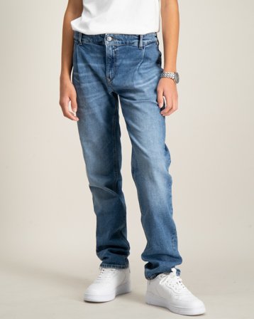 Calvin Klein AUTH. SKY BLUE REG. STRGHT CHINO Blau Jeans Jungen - Kids Brand Store