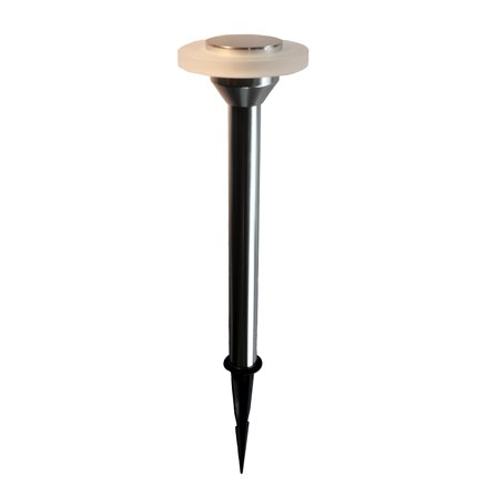 LightsOn Ellips 5004 Pollare aluminium, 34 cm, 90 lm, 2 W, Belysning