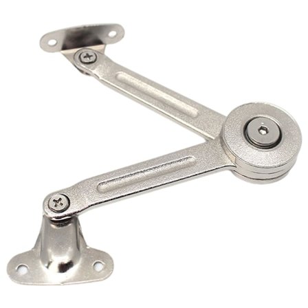 2x Skapdør Løft Opp Støtdemper Lokk Klaff Opphold Støtte Krom Hengsel B