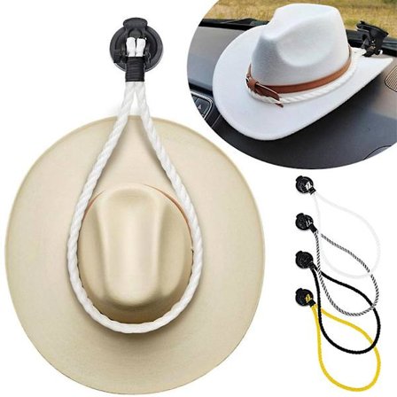 Universal Hat Mount Hanger Med Sugerkop, Cowboy Hat Mount Til Køretøj, Cowboy Hat Holder Stativ Til Lastbiler/SUV/Køretøj