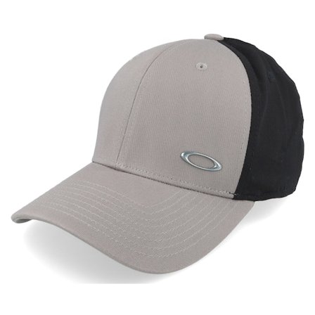 Oakley - Šedá flexfit Kšiltovka - Tinfoil Ii Storm Front Flexfit @ Hatstore