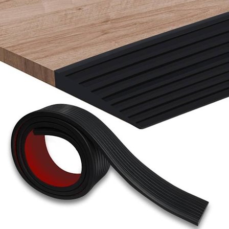 Kynnysramppi - 1 m * 10 mm * 50 mm - Kumikynnysapu - Kynnysapuvälineet - Ajo-ramppi