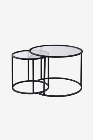 Homitis - Soffbord Set Aurum Double Small - Svart - Soffbord - Från Homeroom