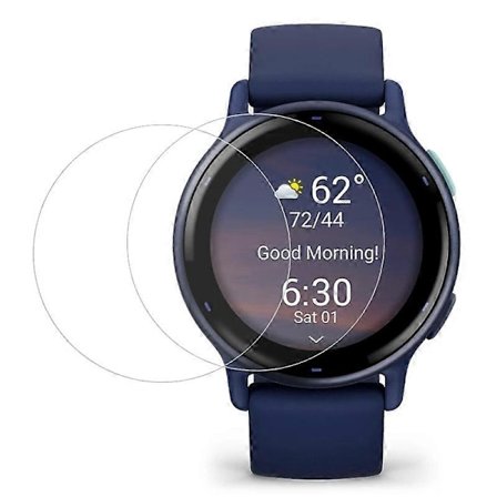 2-pack skärmskydd för Garmin vivoactive 5, anti-repor, mjuk TPU-film