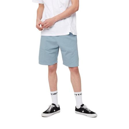 Carhartt Wip Men; shorts Pocket Sweat Short i027698 Blå, Herre Chino Shorts