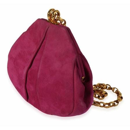 Chanel Vintage Shoulder Tass , Roze , Dames , Maat: ONE Size Vintage Tassen