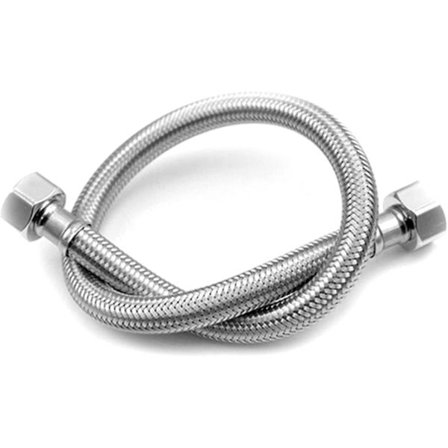 1 stk fleksible rør for bad/kjøkken/toalett kraner britisk standard rør M10 X1/2 montering 500mm lang