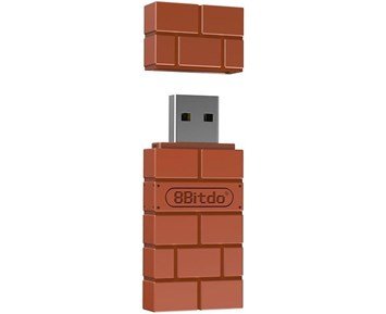 8BitDo-8BitDo USB Wireless Adapter-USB-adapter for tilkobling av trådløse kontrollere-Gaming-Nintendo-tilbehør