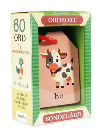Barbo Toys | Ordkort - På Bondegården (Dk) | ONE SIZE