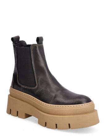 Linnie Shoes Chelsea Boots Musta Pavement