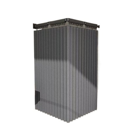 Kokoontaitettava suihkuverhosetti, näkymätön kylpyhuoneen väliseinä, voi pyöriä 360 astetta [neliosainen tanko] verho 180 leveys 180 korkeus