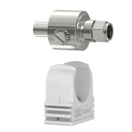 Obo Bettermann 5093275 Koaksialbeskyttelse for F-tilkobling: hunn/hunn, Stikkontakter & kabler