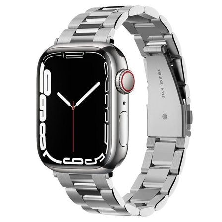 Spigen Modern Fit-armbånd til Apple Watch 4/5/6/7/8/SE (38/40/41 mm) - Sølv