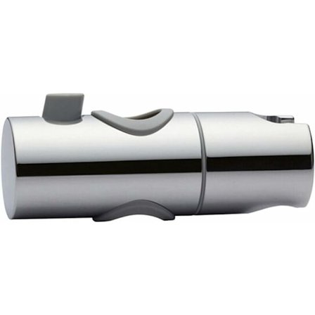 Justerbar Høyde Dusjhodeholder for Glidestang Skinne Hodebrakett Håndholdt Dusjhodeholder 360 Graders Roterende Sprøytebrakett Polert Krom