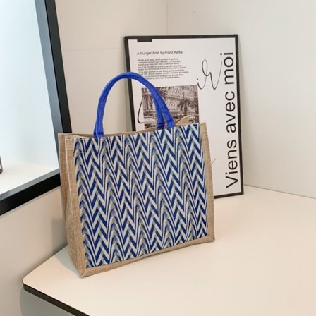 Handväskor Lunchpåse BLÅ - spot försäljning