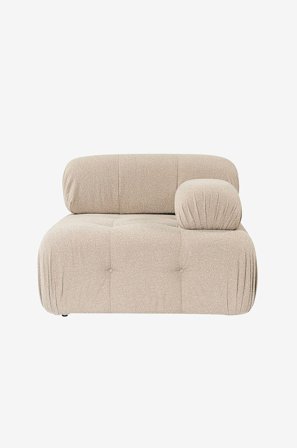 Hanah Home - 1-sits soffa Puca Right - Natur - Soffmoduler - Från Homeroom