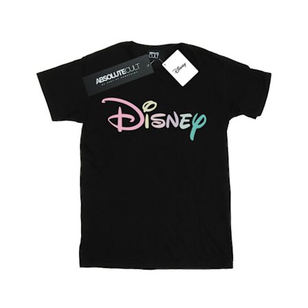Disney Boys Pastel Logo T-shirt 3-4 år Svart